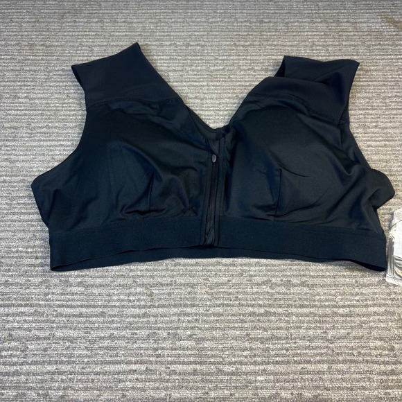 Tommie Copper Other - Tommie Copper Womens Shoulder Support Bra Zipper Black 3XL 9004WR New With Tags
